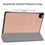 EIDERWOOD iPad Air 13" (2026 / 2025 / 2024) Tri-Fold Skinn Flip Deksel - Rose Gold