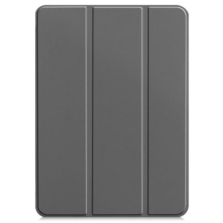 EIDERWOOD iPad Air 13" (2026 / 2025 / 2024) Tri-Fold Skinn Flip Deksel - Grå