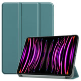 EIDERWOOD iPad Air 13" (2026 / 2025 / 2024) Tri-Fold Skinn Flip Deksel - Grønn
