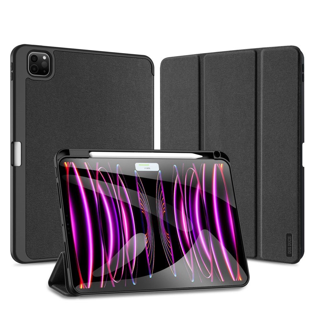iPad Pro 11" (2025 / 2024) DUX DUCIS DOMO Series Flip Deksel med Penneholder - Svart