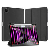 iPad Pro 11" (2025 / 2024) DUX DUCIS DOMO Series Flip Deksel med Penneholder - Svart