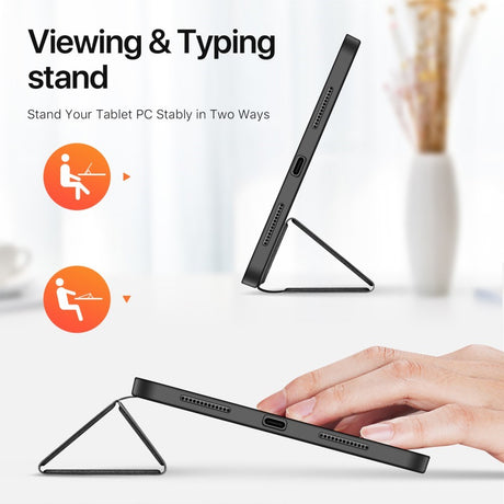 iPad Pro 11" (2025 / 2024) DUX DUCIS DOMO Series Flip Deksel med Penneholder - Svart