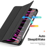 iPad Pro 11" (2025 / 2024) DUX DUCIS DOMO Series Flip Deksel med Penneholder - Svart