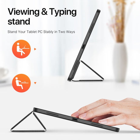 iPad Pro 13" (2025 / 2024) DUX DUCIS DOMO Series Flip Deksel med Penneholder - Svart