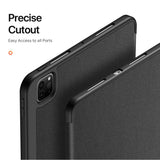 iPad Pro 13" (2025 / 2024) DUX DUCIS DOMO Series Flip Deksel med Penneholder - Svart