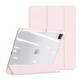 iPad Pro 13" (2025 / 2024) DUX DUCIS TOBY Series - Støtsikkert Flipdeksel - Gjennomsiktig / Pink