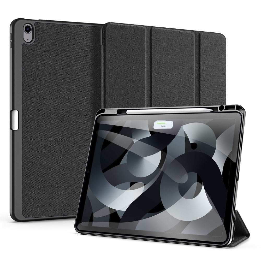 iPad Air 13" (2026 / 2025 / 2024) DUX DUCIS DOMO Series Flip Deksel med Penneholder - Svart