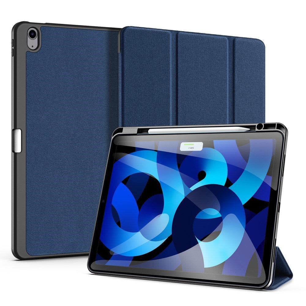 iPad Air 13" (2026 / 2025 / 2024) DUX DUCIS DOMO Series Flip Deksel med Penneholder - Blå