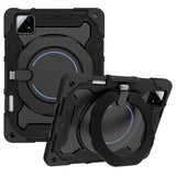 EIDERWOOD Xiaomi Pad 6S Pro Tablet Deksel Anti-Drop m. Kickstand og Pennholder - Svart