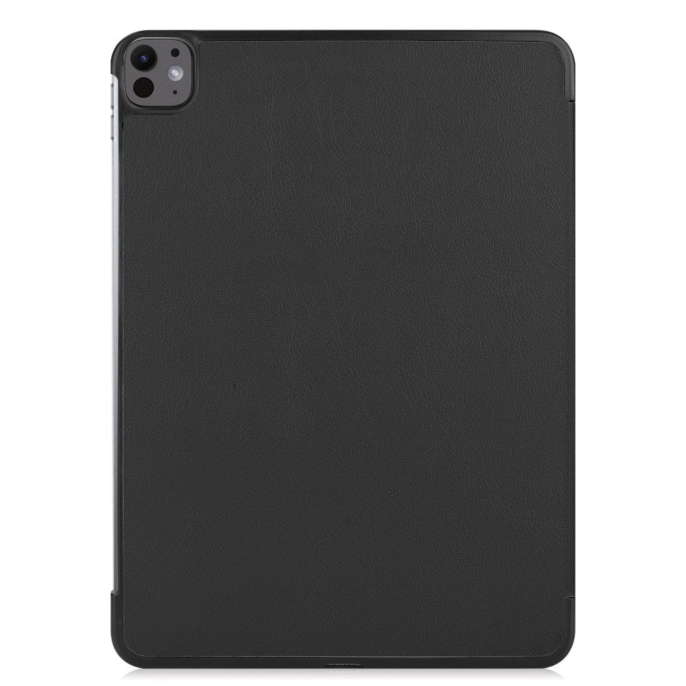 EIDERWOOD iPad Pro 13" (2025 / 2024) Tri-Fold Skinn Flip Deksel - Svart