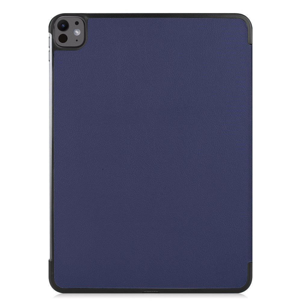 EIDERWOOD iPad Pro 13" (2025 / 2024) Tri-Fold Skinn Flip Deksel - Blå