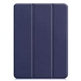 EIDERWOOD iPad Pro 13" (2025 / 2024) Tri-Fold Skinn Flip Deksel - Blå