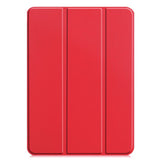 EIDERWOOD iPad Pro 13" (2025 / 2024) Tri-Fold Skinn Flip Deksel - Rød