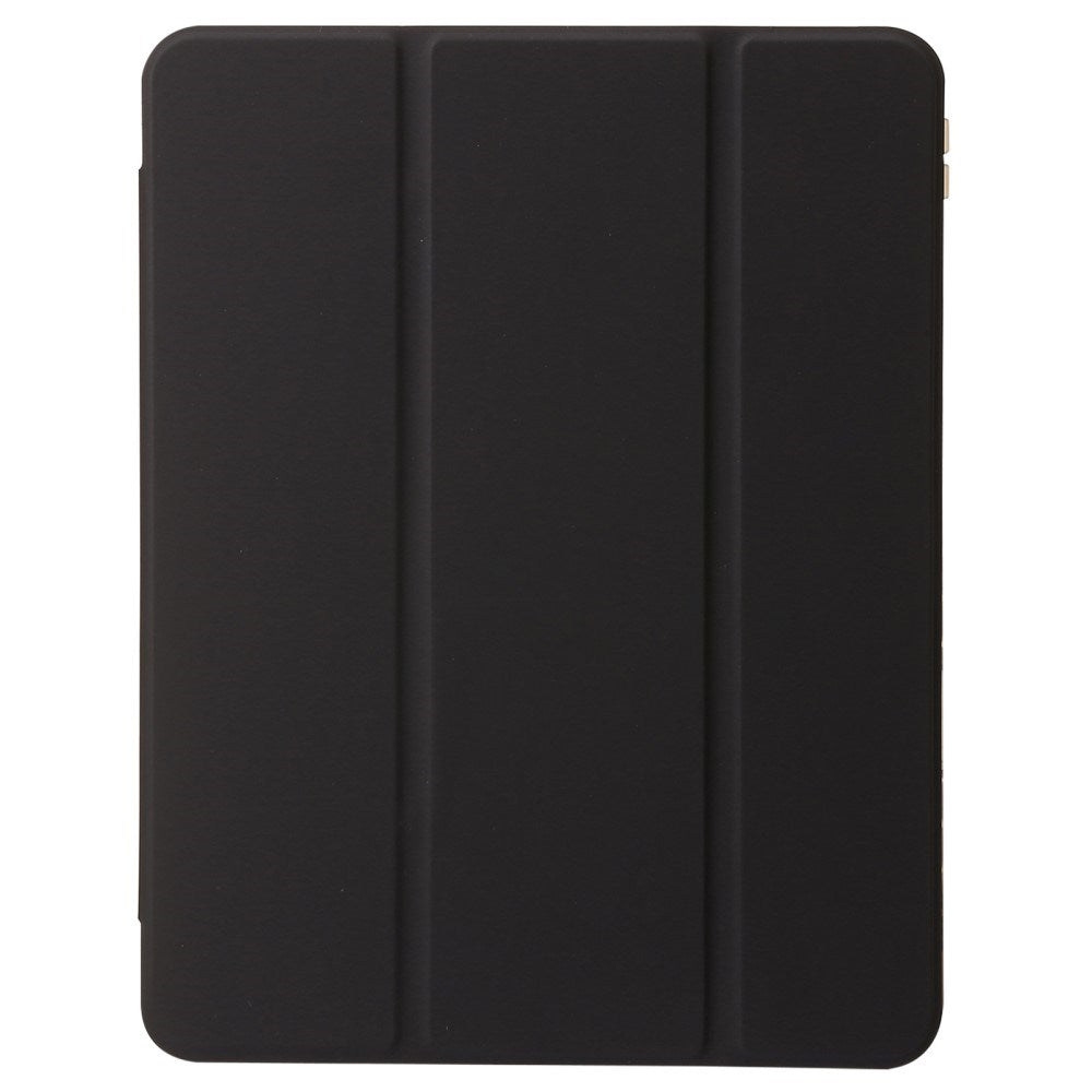 EIDERWOOD iPad Pro 13" (2025 / 2024) Tri-Fold Kunst Skinn Deksel med Apple Pencil Holder - Svart