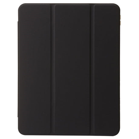 EIDERWOOD iPad Pro 13" (2025 / 2024) Tri-Fold Kunst Skinn Deksel med Apple Pencil Holder - Svart