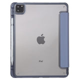 EIDERWOOD iPad Pro 13" (2025 / 2024) Tri-Fold Kunst Skinn Deksel med Apple Pencil Holder - Lilla