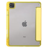 EIDERWOOD iPad Pro 11" (2025 / 2024) Tri-Fold Kunst Skinn Deksel med Apple Pencil Holder - Gul