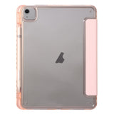 EIDERWOOD iPad Air 11" (2026 / 2025 / 2024) Tri-Fold Kunst Skinn Deksel med Apple Pencil Holder - Rosa