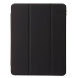 EIDERWOOD iPad Air 13" (2026 / 2025 / 2024) Tri-Fold Kunst Skinn Deksel med Apple Pencil Holder - Svart