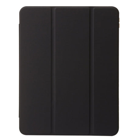 EIDERWOOD iPad Air 13" (2026 / 2025 / 2024) Tri-Fold Kunst Skinn Deksel med Apple Pencil Holder - Svart