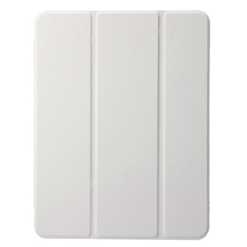 EIDERWOOD iPad Air 13" (2026 / 2025 / 2024) Tri-Fold Kunst Skinn Deksel med Apple Pencil Holder - Grå