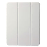 EIDERWOOD iPad Air 13" (2026 / 2025 / 2024) Tri-Fold Kunst Skinn Deksel med Apple Pencil Holder - Grå