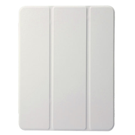 EIDERWOOD iPad Air 13" (2026 / 2025 / 2024) Tri-Fold Kunst Skinn Deksel med Apple Pencil Holder - Grå