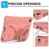 Samsung Galaxy Tab A11+ (Plus) / A9+ (Plus) EIDERWOOD Butterfly Kickstand Barnedeksel - Rosa