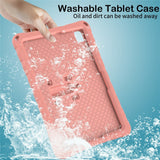 Samsung Galaxy Tab A11+ (Plus) / A9+ (Plus) EIDERWOOD Butterfly Kickstand Barnedeksel - Rosa