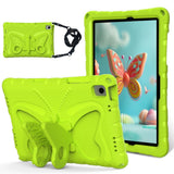 Samsung Galaxy Tab A11+ (Plus) / A9+ (Plus) EIDERWOOD Butterfly Kickstand Barnedeksel - Grønn