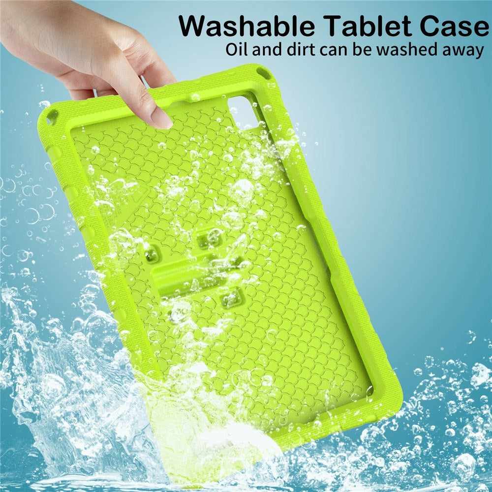 Samsung Galaxy Tab A11+ (Plus) / A9+ (Plus) EIDERWOOD Butterfly Kickstand Barnedeksel - Grønn