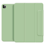 EIDERWOOD iPad Pro 11" (2025 / 2024) Magnetisk Tri-Fold Flip Deksel - Lysegrønn