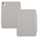 EIDERWOOD iPad Pro 13" (2025 / 2024) Magnetisk Tri-Fold Flip Deksel - Grå