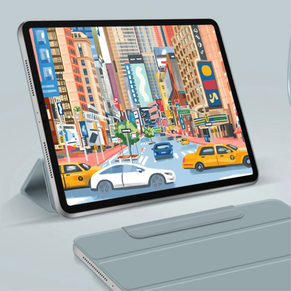 EIDERWOOD iPad Pro 13" (2025 / 2024) Magnetisk Tri-Fold Flip Deksel - Rosa