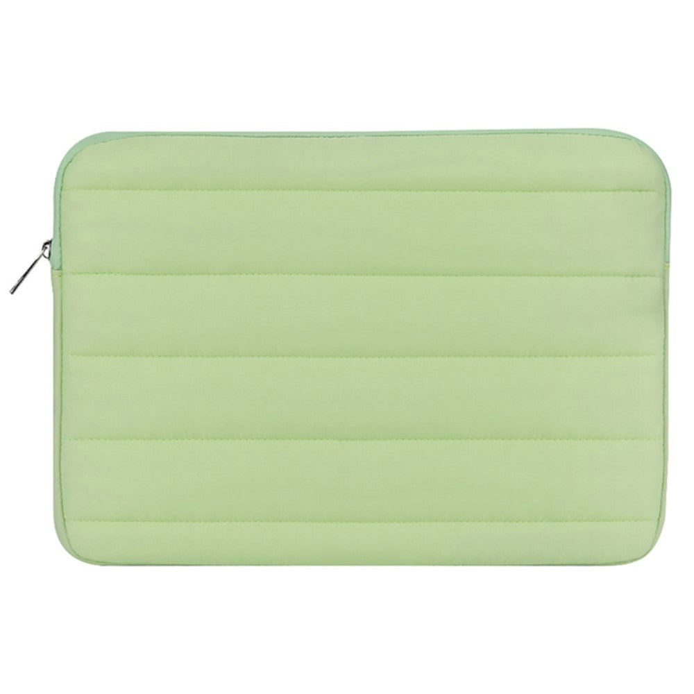 MacBook / LaptopSleeve 13-14" (35 x 25 cm) m. Dunjakkedesign - Grønn
