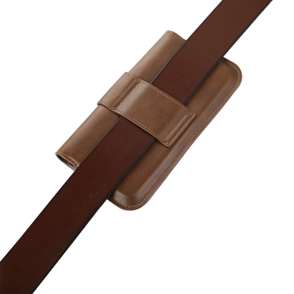 Universell Belteveske i Kunstskinn for Mobil (maks. mobil: 150 x 75 mm) - Brun