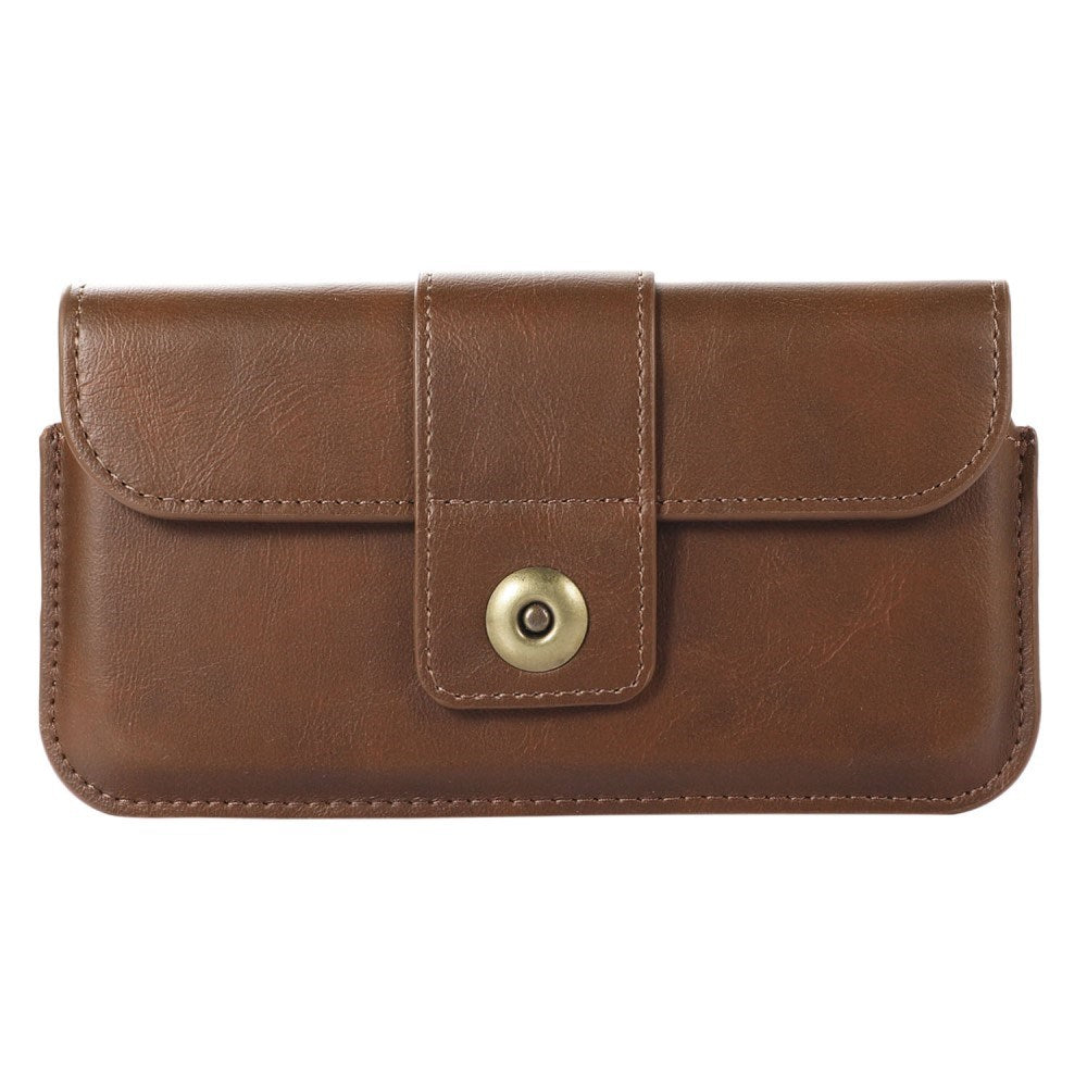 Universell Belteveske i Kunstskinn for Mobil (maks. mobil: 150 x 75 mm) - Brun