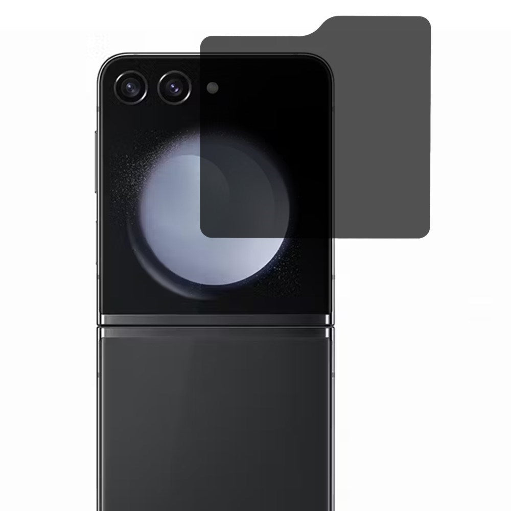 Samsung Galaxy Z Flip7 FE / Flip6 Frontskjerm Beskyttelsesglass m. Privacy Funksjon - Gjennomsiktig
