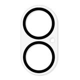 iPhone 16 Herdet Beskyttelsesglass for Kameralinsen - Gjennomsiktig / Svart