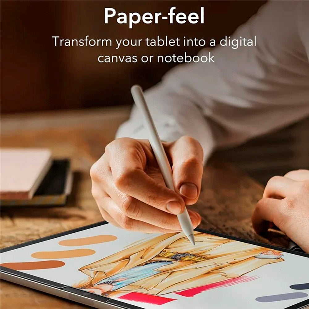 ESR iPad Air 13" (2026 / 2025 / 2024) Paper Feel Skjermbeskytter - 2-Pack - Gjennomsiktig