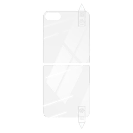 Samsung Galaxy Z Flip7 FE / Flip6 RURIHAI - Herdet Skjermbeskyttelsesglass- Case Friendly - Gjennomsiktig