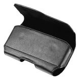 Universell Belteveske for Mobil - Elegant Kunstskinn - Maks. Mobil: 160 x 75 mm - Svart