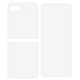 Skjermbeskytter Sett til Motorola Razr 50 Ultra 5G – Full Dekning, Myk Plast Hydrogel Film for Front og Bakside