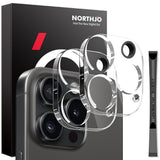 NORTHJO iPhone 16 Pro / 16 Pro Max Herdet Kameralinseglass - 2 stk. - Gjennomsiktig
