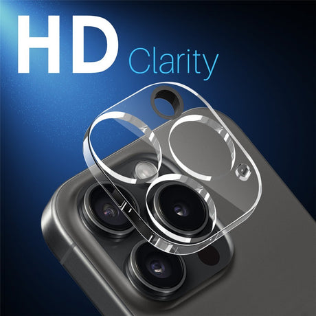 NORTHJO iPhone 16 Pro / 16 Pro Max Herdet Kameralinseglass - 2 stk. - Gjennomsiktig