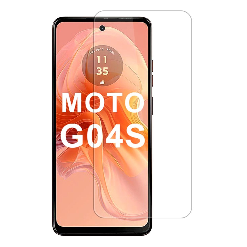 Motorola Moto G04s (4G) Skjermbeskyttelsesglass - Gjennomsiktig