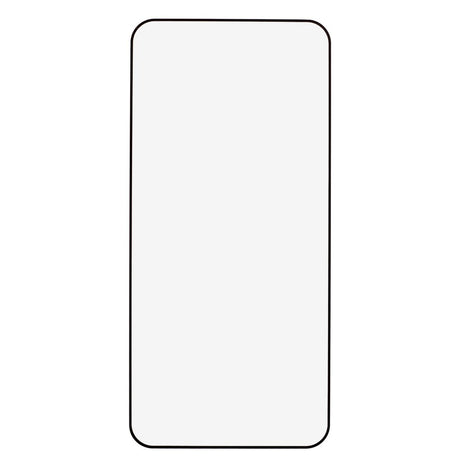 Samsung Galaxy S25 Full Fit Herdet Skjermbeskyttelsesglass - Gjennomsiktig / Svart Kant