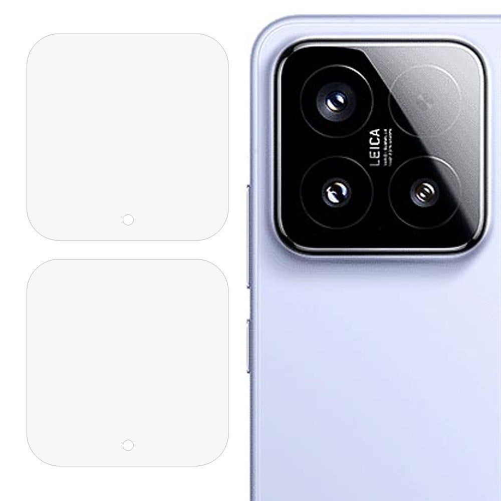 Xiaomi 15 Herdet Kameralinsebeskyttelsesglass - 2 stk - Gjennomsiktig