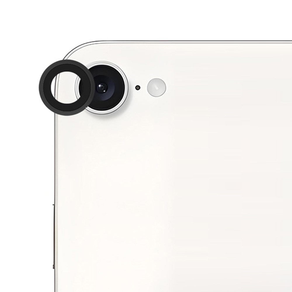 iPhone 17e / 16e RURIHAI Kameralinsebeskytter - Svart
