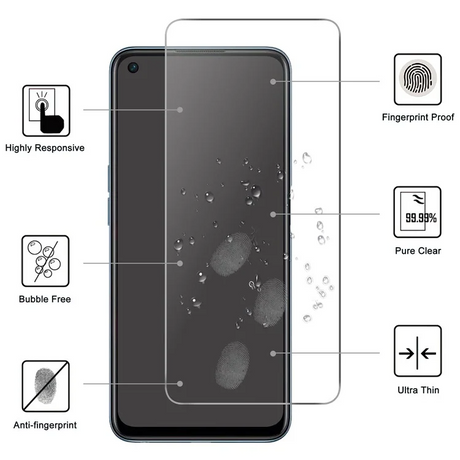 OnePlus 13R Herdet Glass Skjermbeskytter - Gjennomsiktig